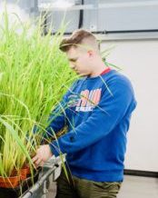 Luke Fountain, PhD student working in the field