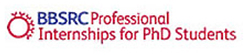 BBSRC logo professional internships for PhD students (PIPS)