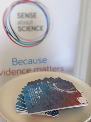 Pamphlets promoting the 'What Counts?' campaign, which aimed o understand how the decisions made by the Government during the COVID-19 pandemic served the general public